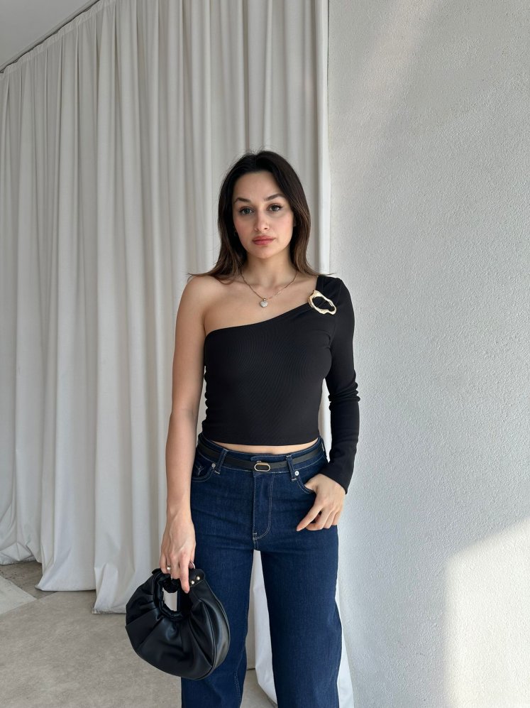 BETİS Bluz 8316 - Siyah - Mooi Butik