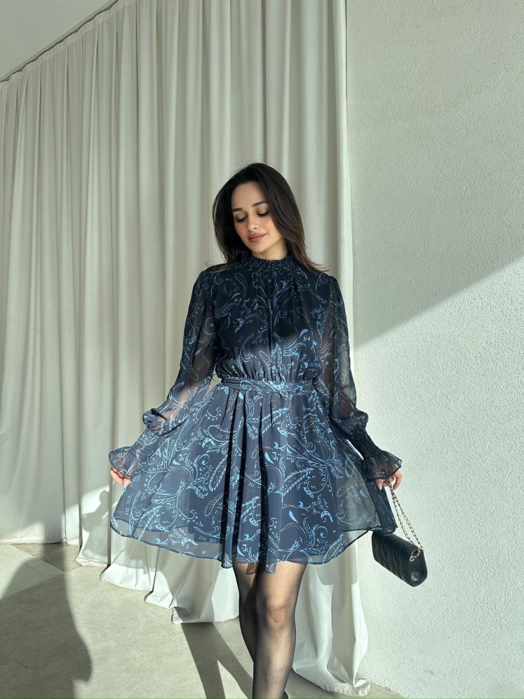 BİTYA Elbise 8522 - Lacivert - Mooi Butik