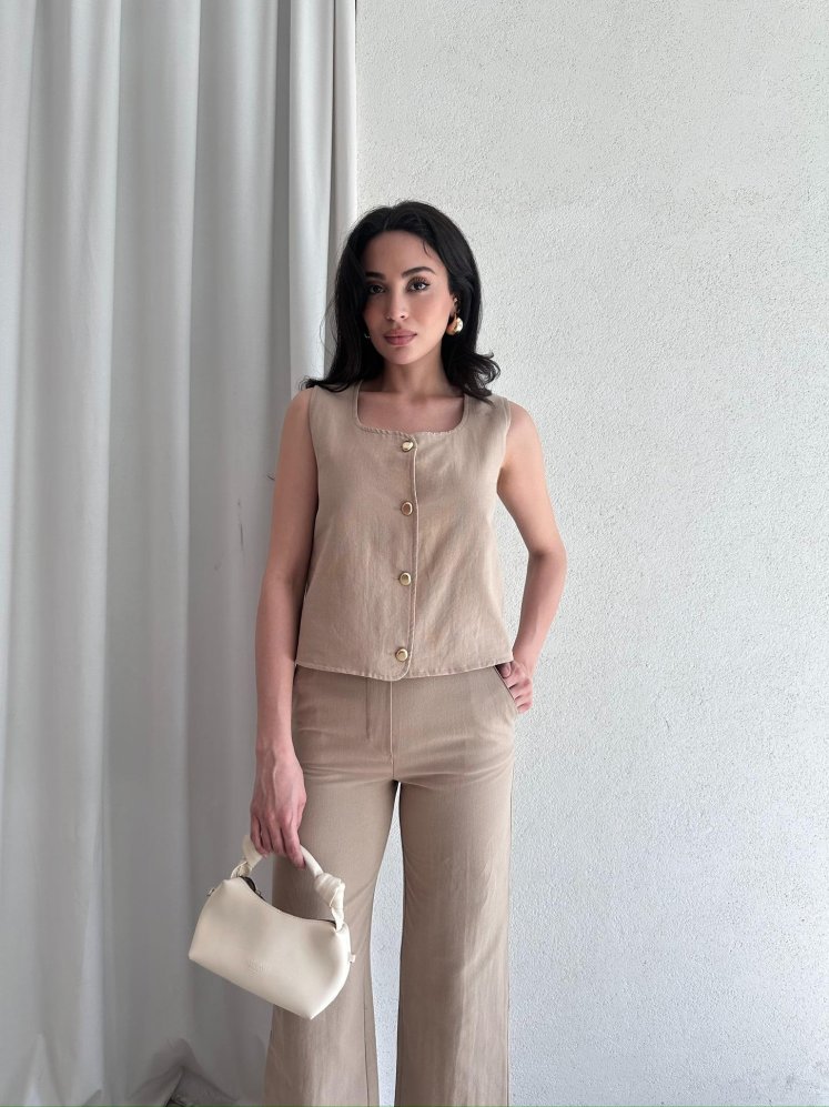 BOBBİE Takım 9863 - Vizon - Mooi Butik