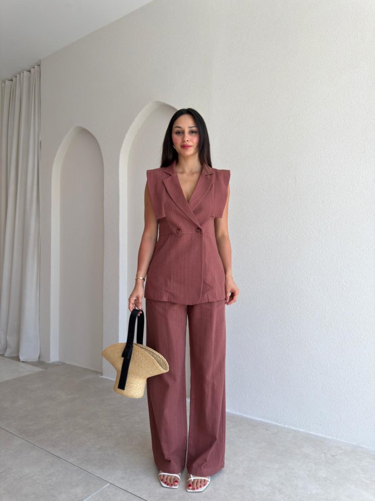 BONNA Takım 5465 - Gül Kurusu - Mooi Butik