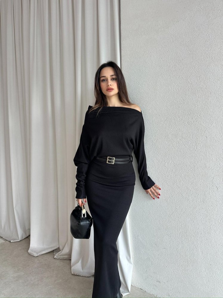 BOORMAN Midi Elbise 3943 - Siyah - Mooi Butik