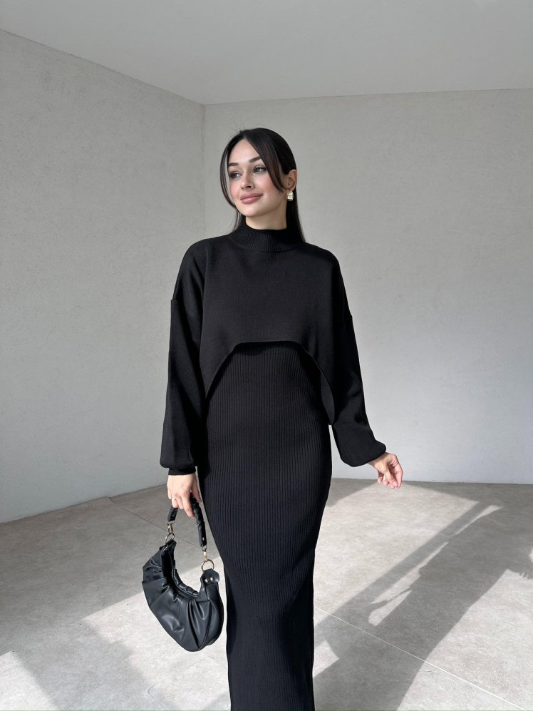 BOWDEN Takım 3017 - Siyah - Mooi Butik