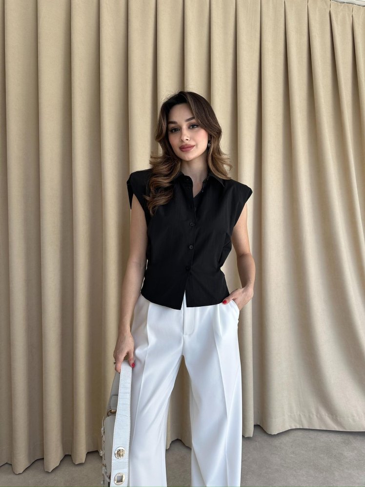 BRAMBLE Gömlek 4368 - Siyah - Mooi Butik