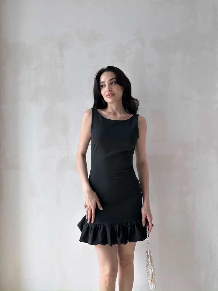 BROCA Mini Elbise 0980 - Siyah - Mooi Butik