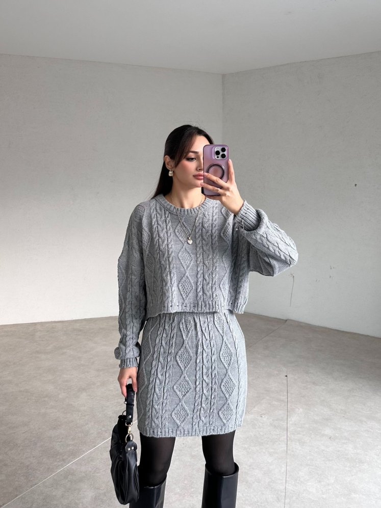 CAMDEN Takım 5743 - Gri - Mooi Butik