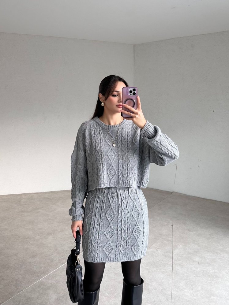 CAMDEN Takım 5743 - Gri - Mooi Butik