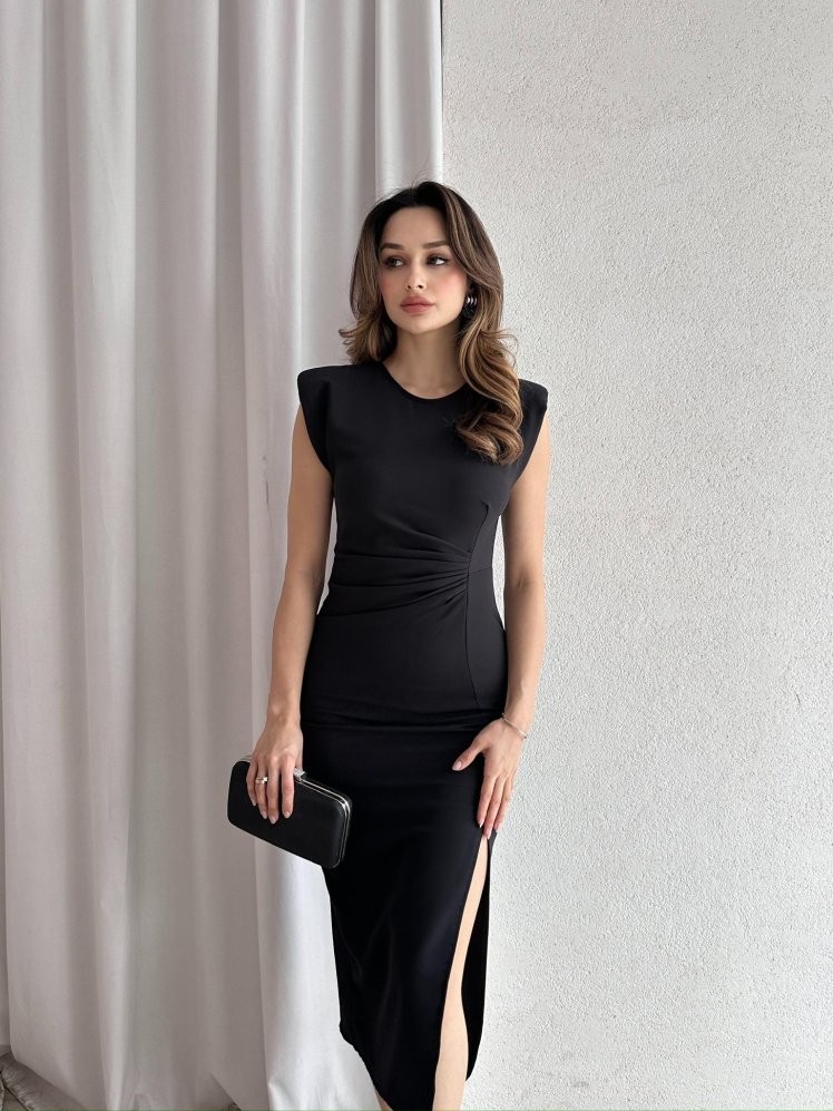 CANDİDA Midi Elbise 4561 - Siyah - Mooi Butik