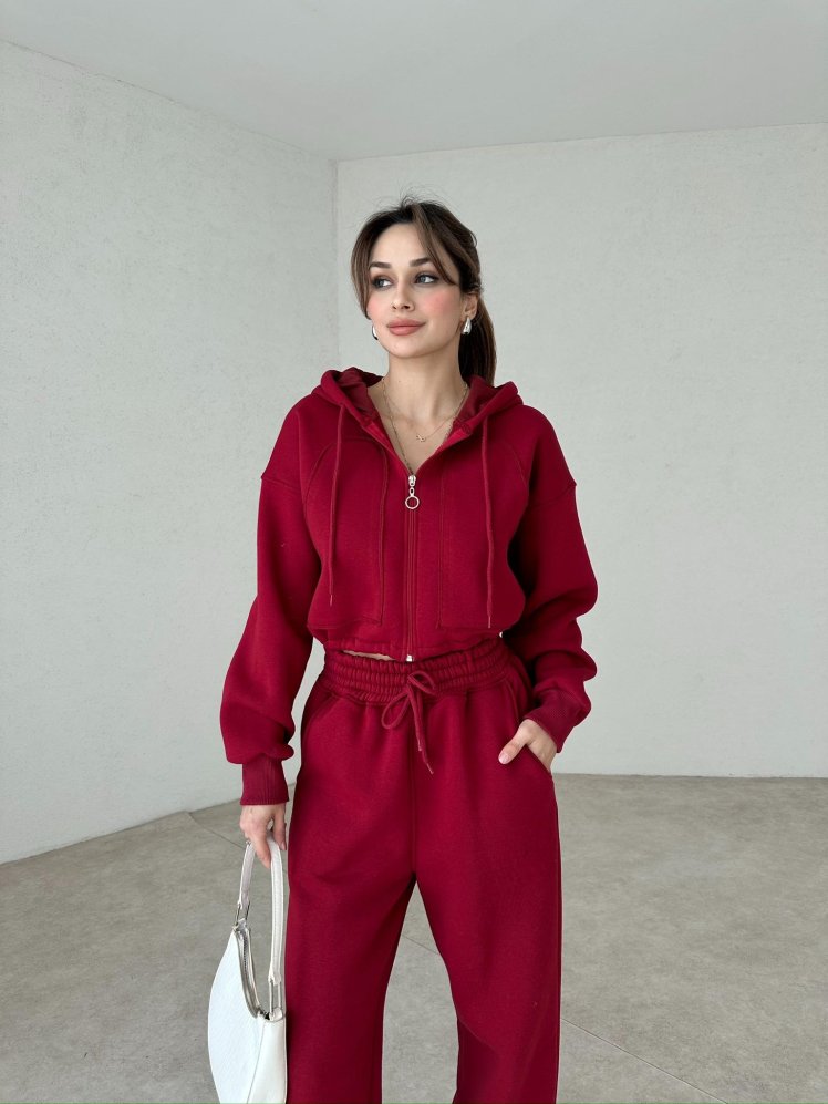 CAREY Takım 4005 - Bordo - Mooi Butik