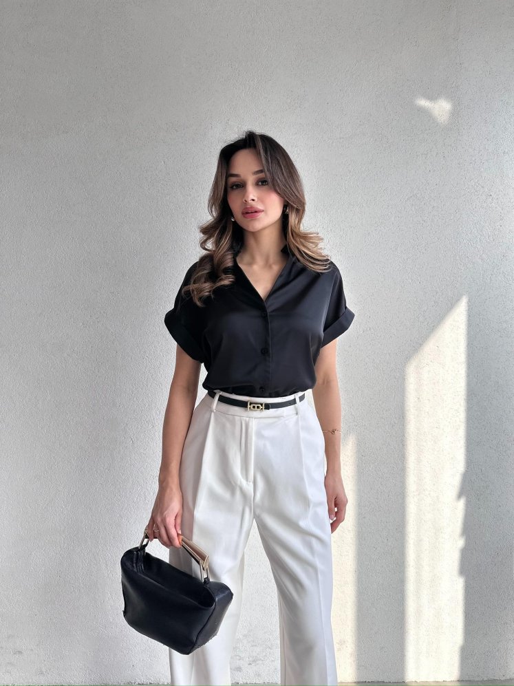 CELLA Gömlek 2093 - Siyah - Mooi Butik