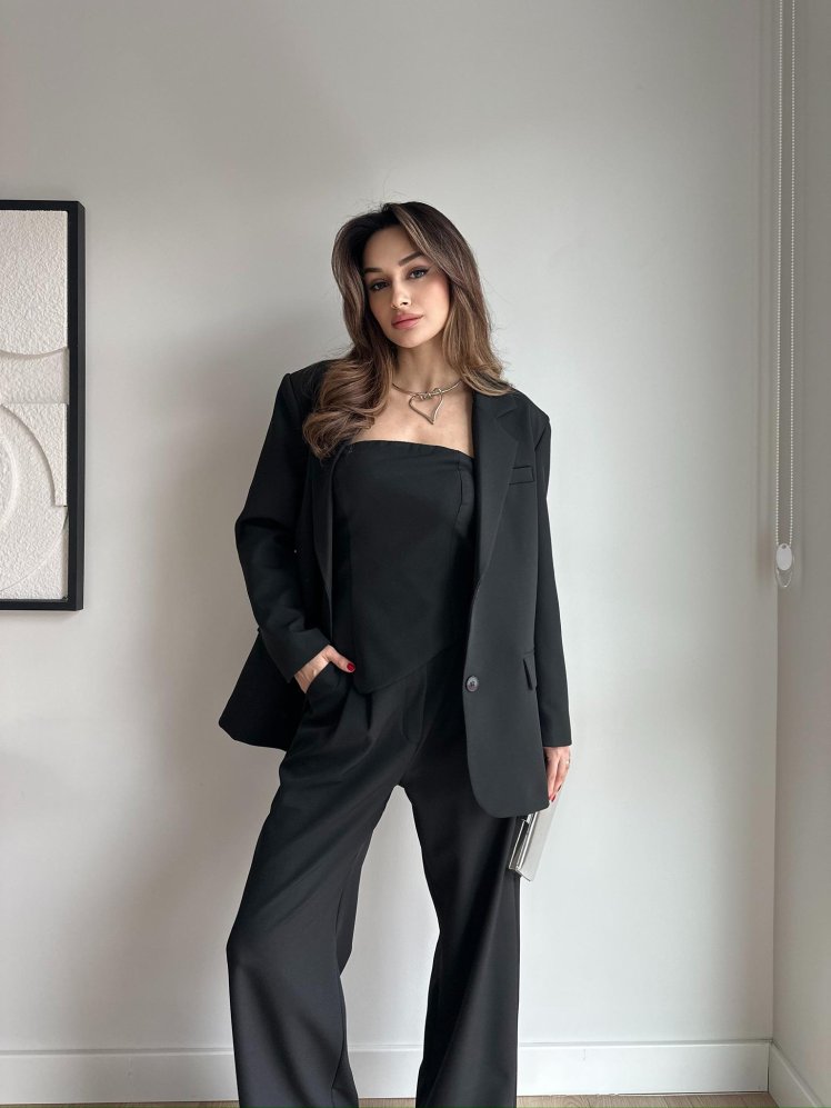 CEREMONY Takım 2401 - Siyah - Mooi Butik