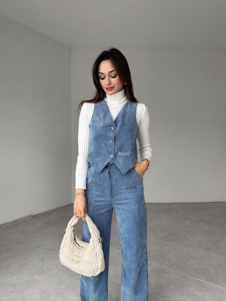 CHARLOTTE Takım 1302 - Mavi - Mooi Butik