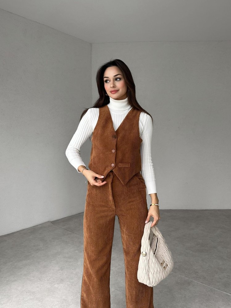 CHARLOTTE Takım 1302 - Kahverengi - Mooi Butik