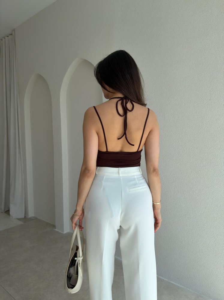 CLAS Bodysuit 1813- Kahverengi - Mooi Butik (1)