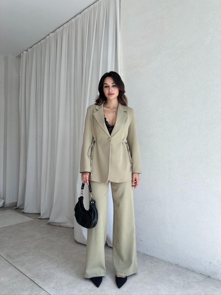 COSTA Takım 8578 - Haki - Mooi Butik