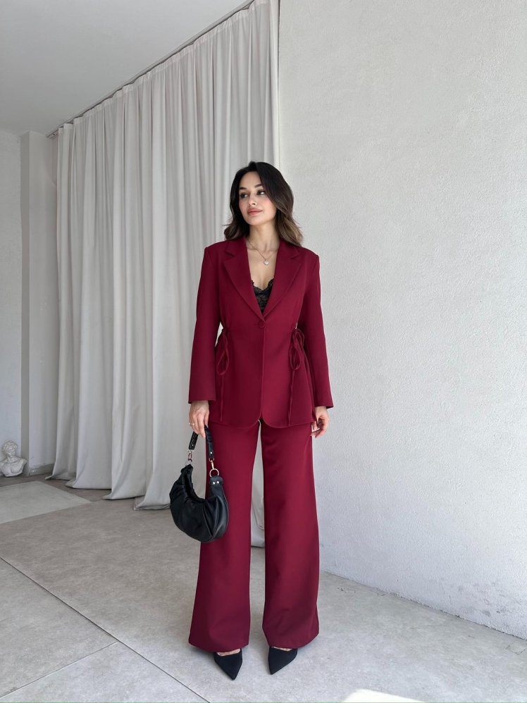 COSTA Takım 8578 - Bordo - Mooi Butik