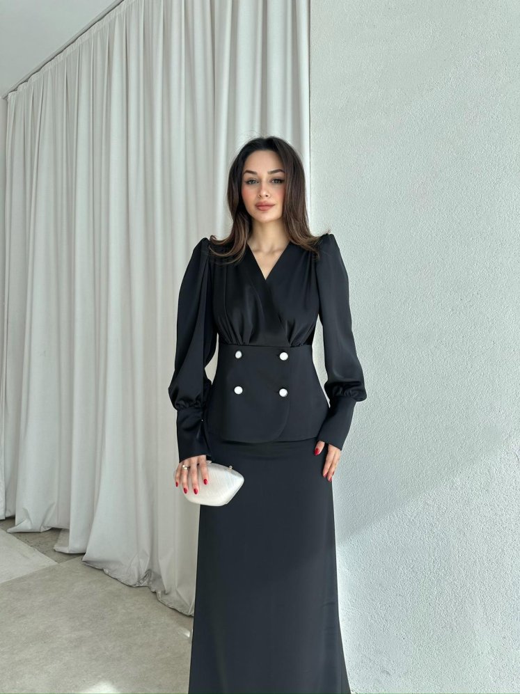 CRESPO Takım 8753 - Siyah - Mooi Butik