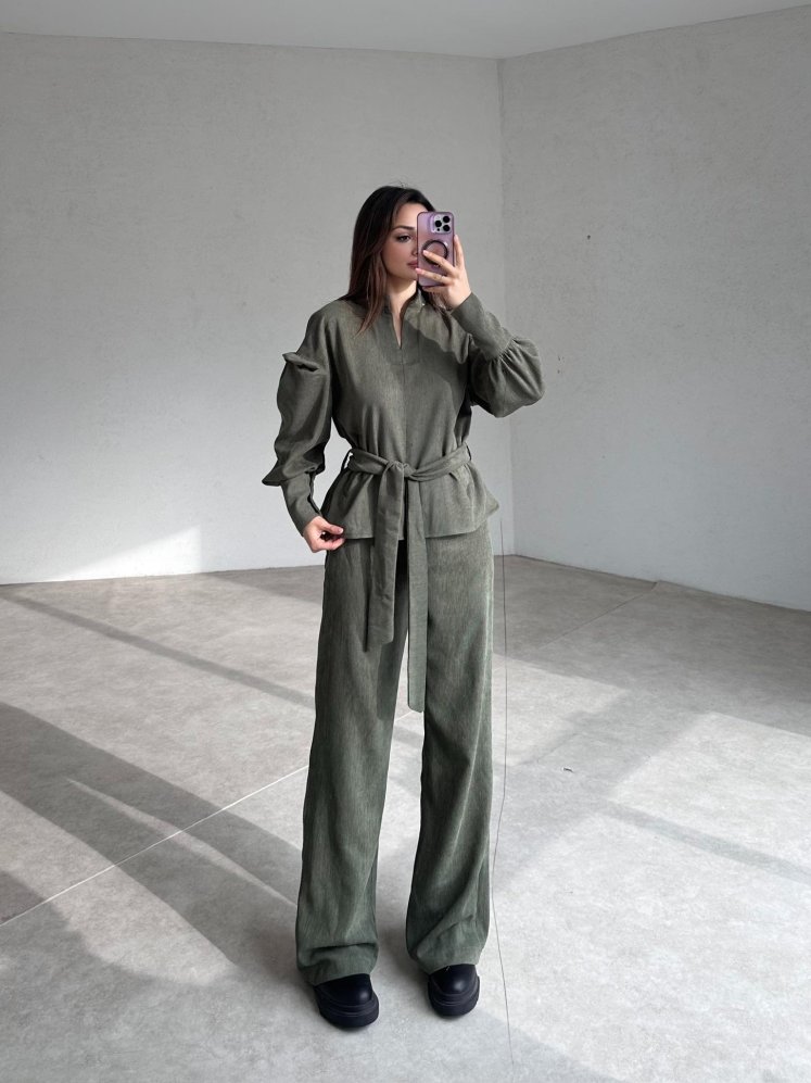 CROWLEY Takım 1989 - Haki - Mooi Butik