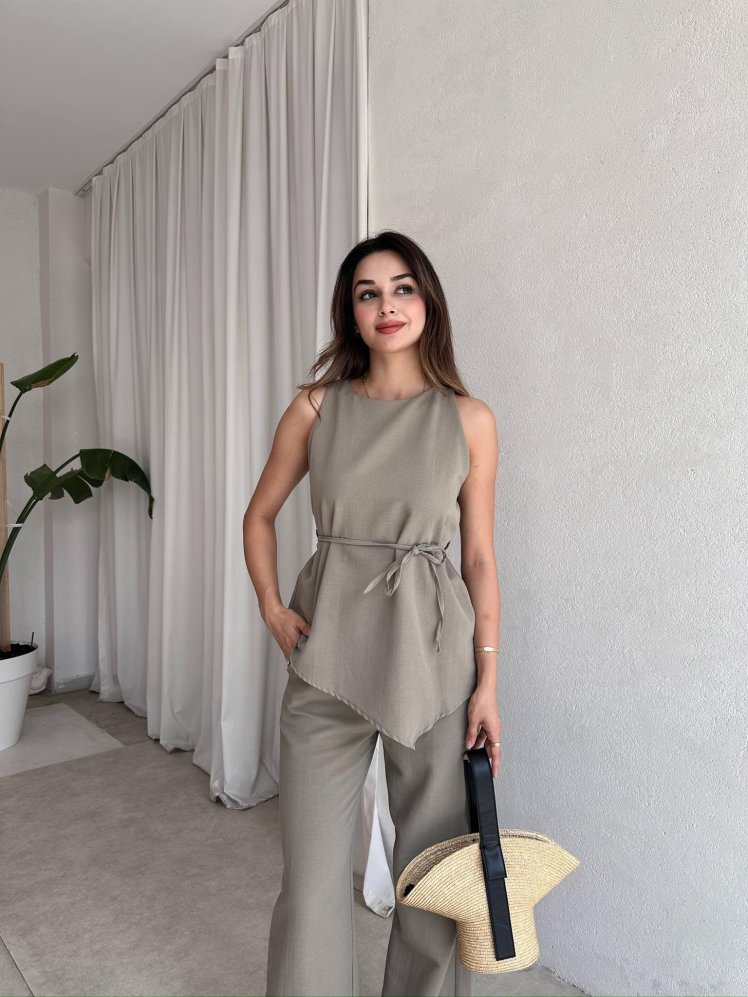 DARCİE Takım 6545 - Haki - Mooi Butik