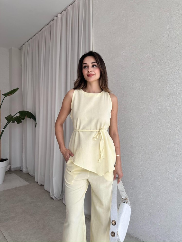 DARCİE Takım 6545 - Sarı - Mooi Butik