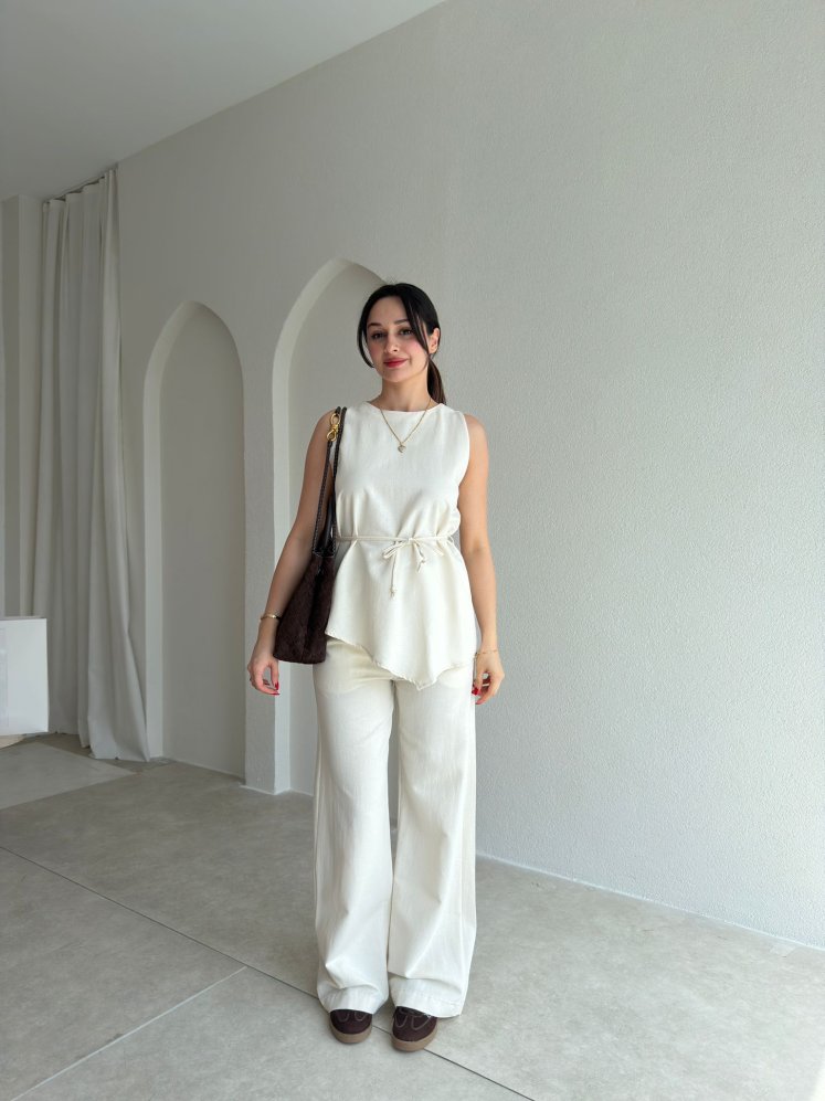 DARCİE Takım 6545 - Taş - Mooi Butik