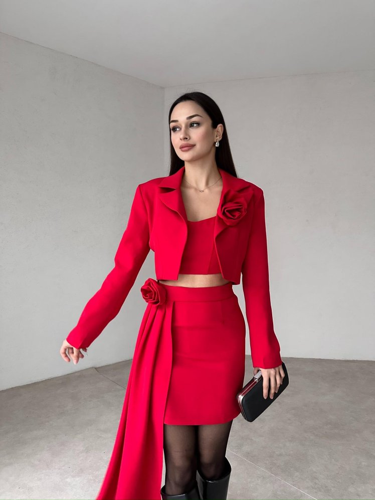 DENBY Takım 7766 - Kırmızı - Mooi Butik