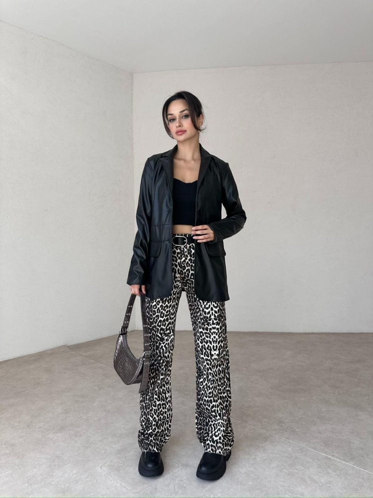 Deri EVAN Ceket 7463 - Siyah - Mooi Butik