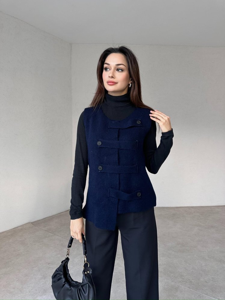 DESPAC Hırka 3980 - Lacivert - Mooi Butik