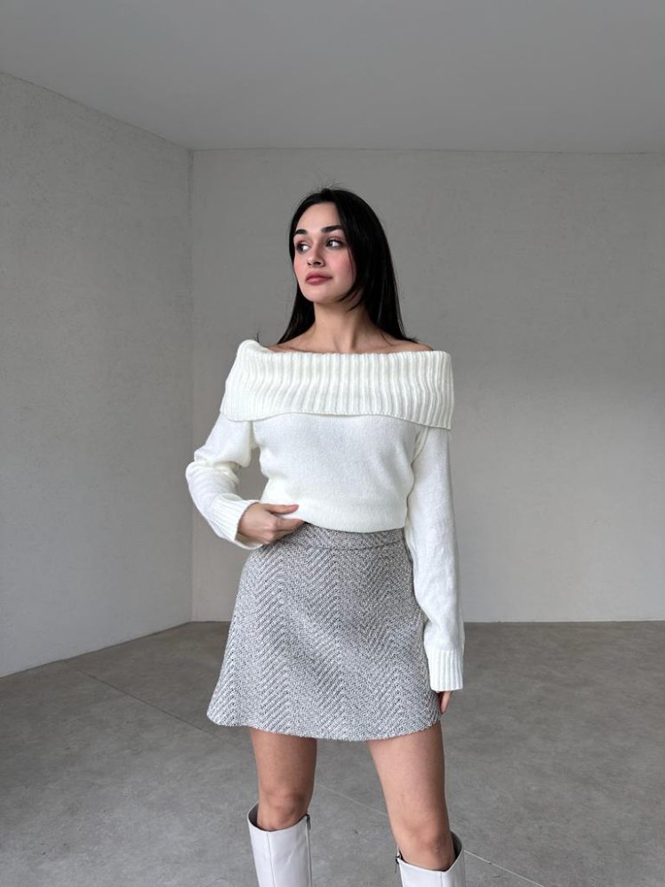 Dik Dalgalı FELİX Etek 3822 - Mooi Butik