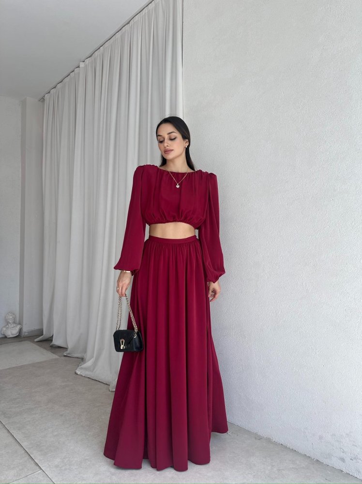 DORİN Takım 8528 - Bordo - Mooi