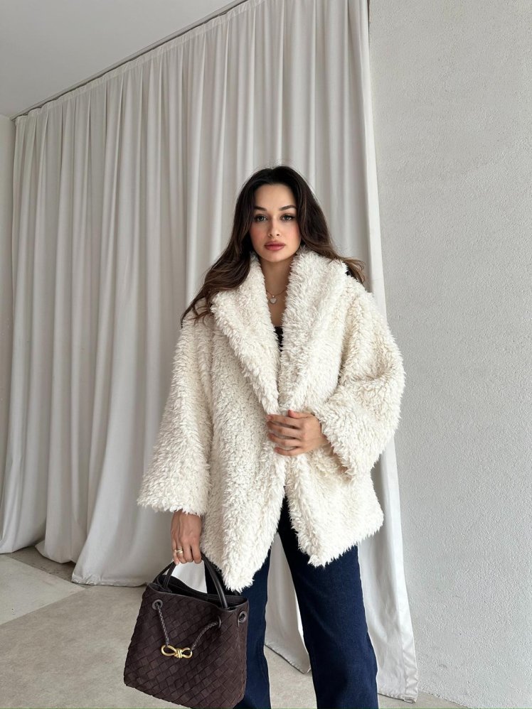 ELNA Kürk 8467 - Beyaz - Mooi Butik