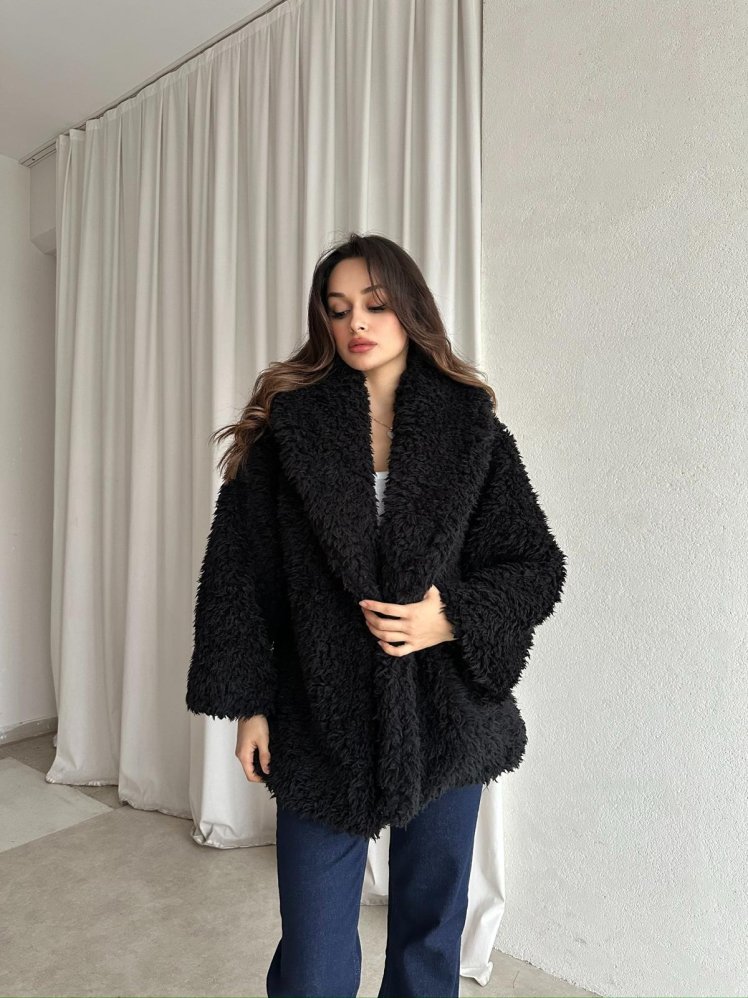 ELNA Kürk 8467 - Siyah - Mooi Butik