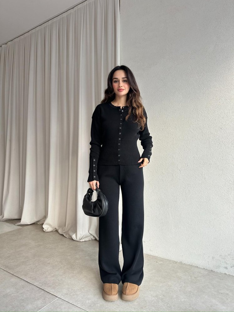 ELON Takım 8763 - Siyah - Mooi Butik