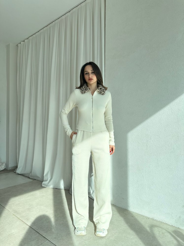 ELORİA Takım 3695 - Krem Rengi - Mooi Butik