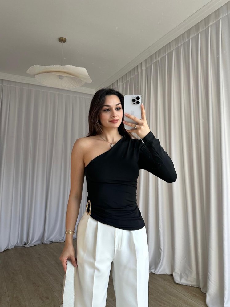 ELSA Bluz 8436 - Siyah - Mooi Butik