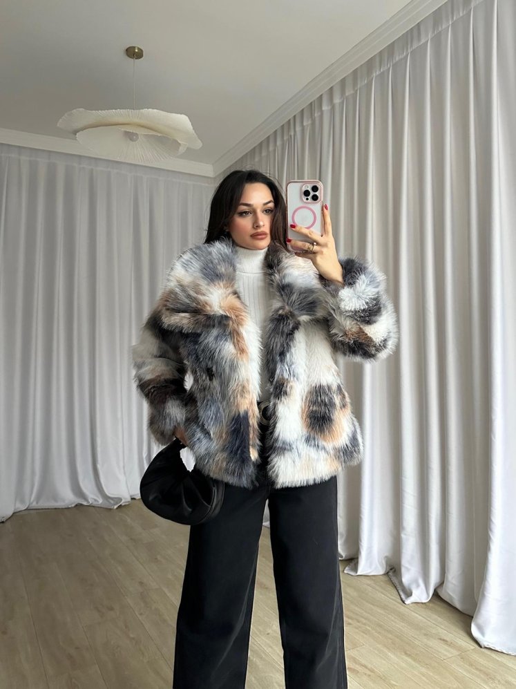 EROS Kürk 8735 - Kahverengi - Mooi Butik