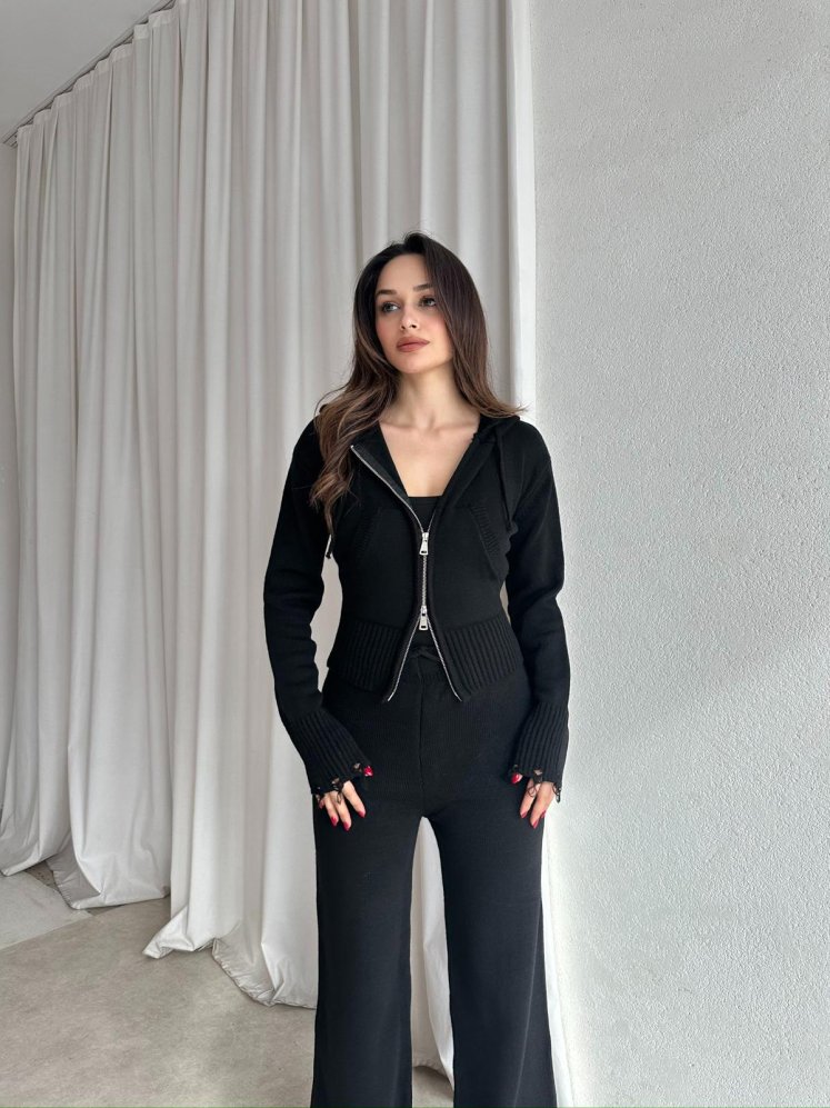 ESCAPE Triko Takım 8606 - Siyah - Mooi Butik