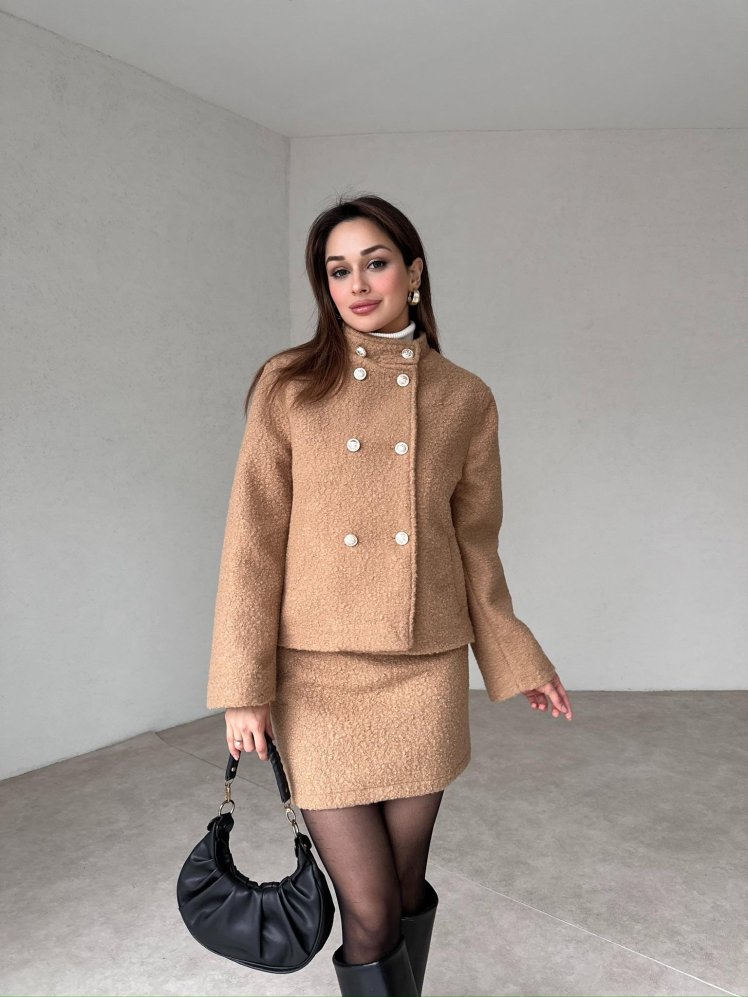 EVELİNE Takım 1177 - Vizon - Mooi Butik