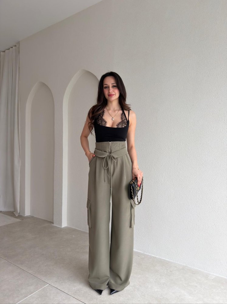 EVERTON Özel Tasarım Pantolon 9001 - Haki - Mooi Butik