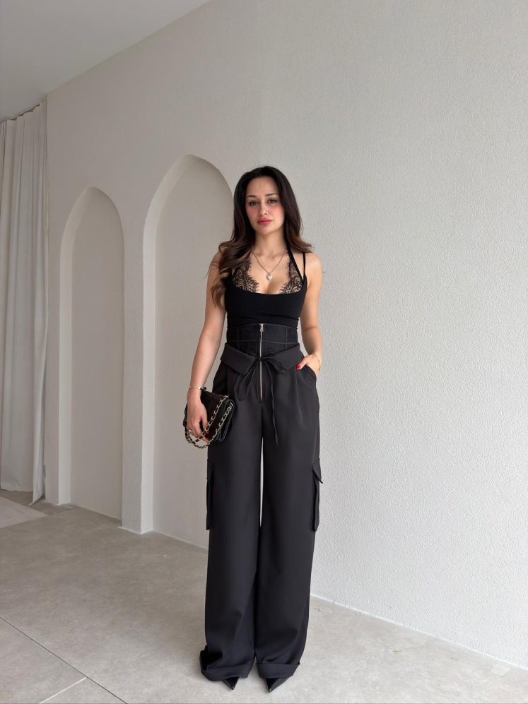 EVERTON Özel Tasarım Pantolon 9001 - Siyah - Mooi Butik