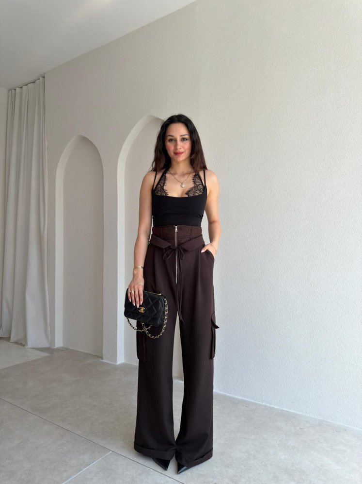 EVERTON Özel Tasarım Pantolon 9001 - Acı Kahve - Mooi Butik