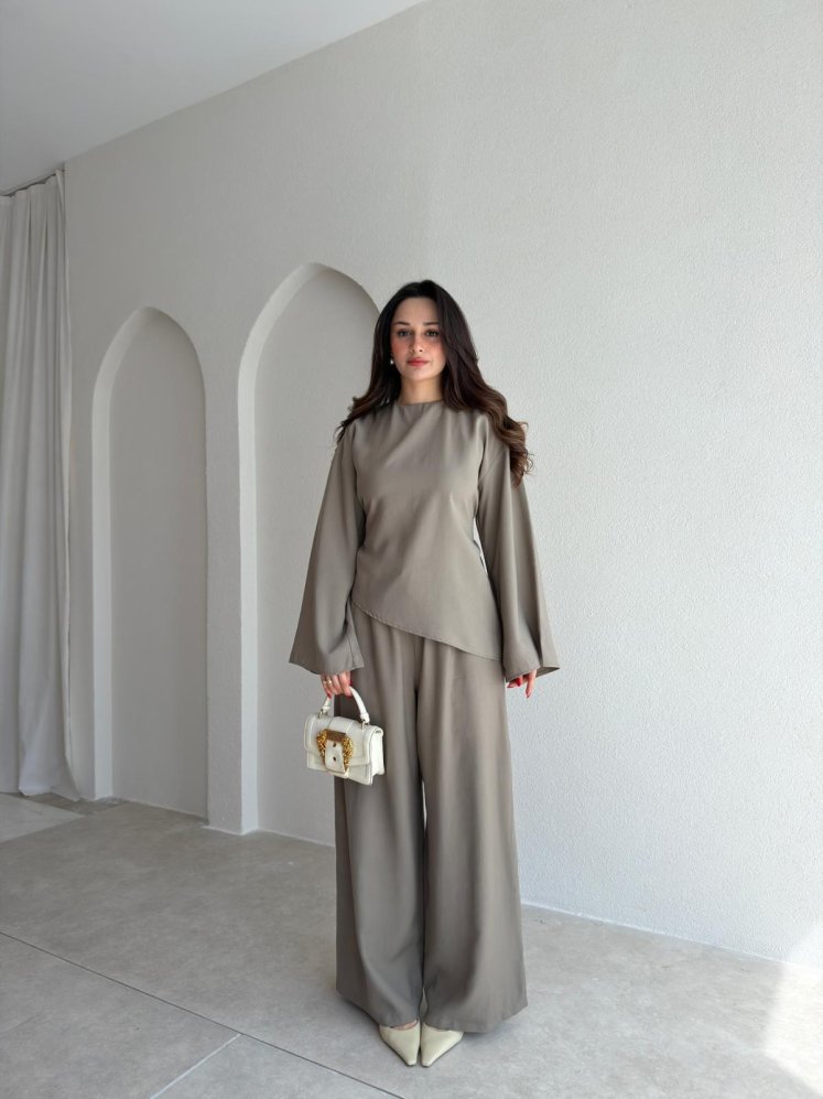 FANCY Takım 9048 - Haki - Mooi Butik