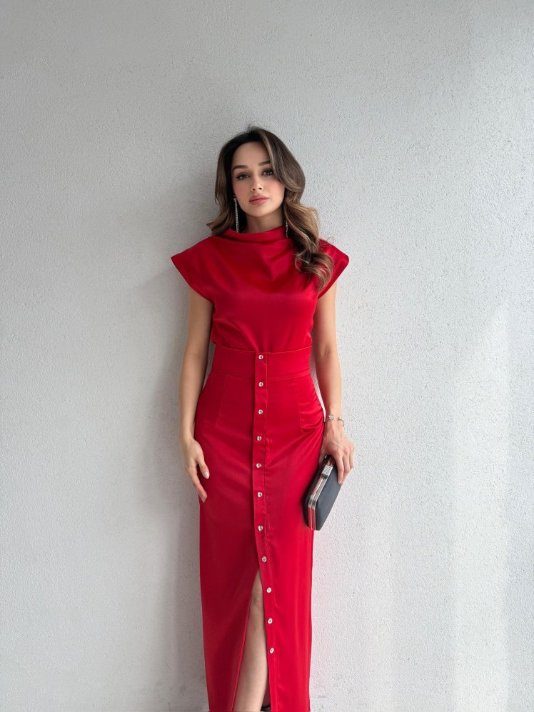 FİLİPPİ Takım 8420 - Kırmızı - Mooi Butik