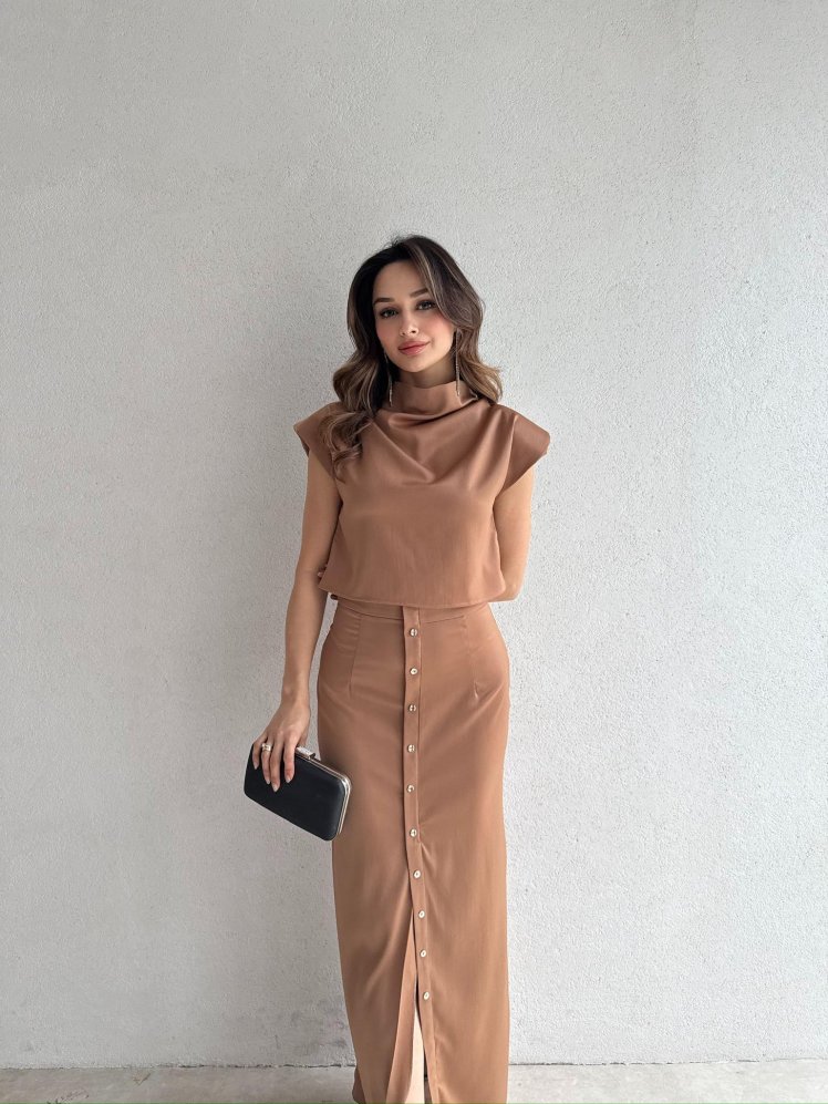 FİLİPPİ Takım 8420 - Kahverengi - Mooi Butik