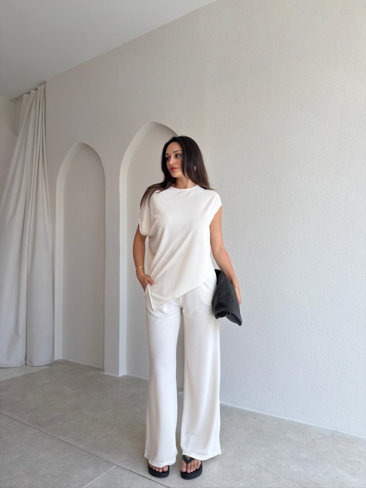 FİONA Takım - 3747- Krem - Mooi Butik
