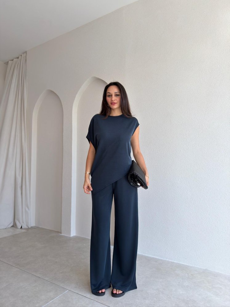 FİONA Takım - 3747- Lacivert - Mooi Butik