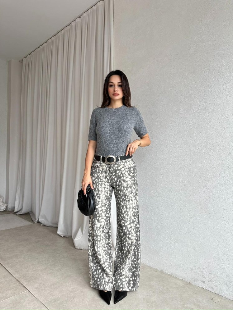 FLUX Pantolon 8408 - Leopar - Mooi Butik