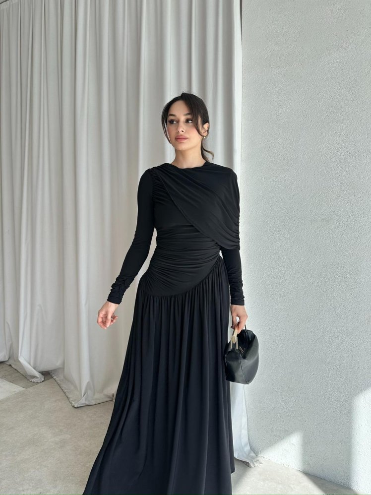 FOREO Maxi Elbise 8318 - Siyah - Mooi Butik