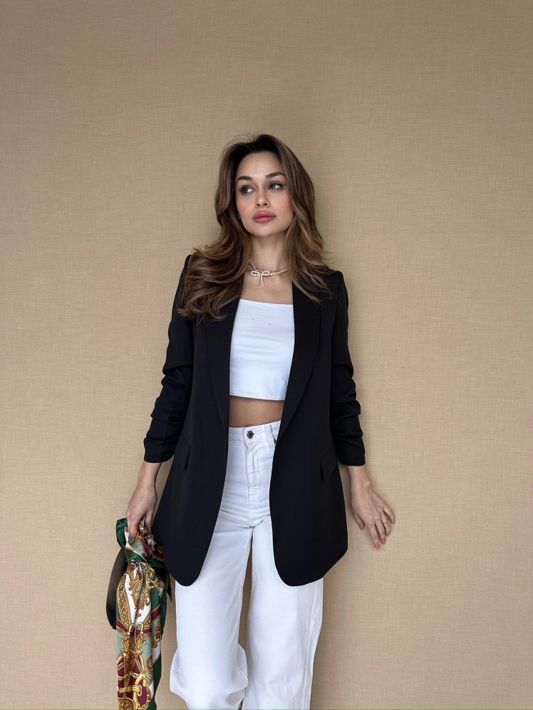 FORTUNA Ceket 3025 - Siyah - Mooi Butik