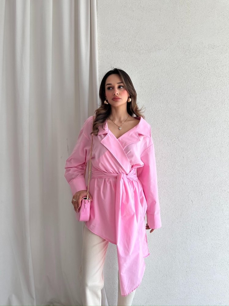 FRESSA Gömlek 2246 - Pembe - Mooi Butik