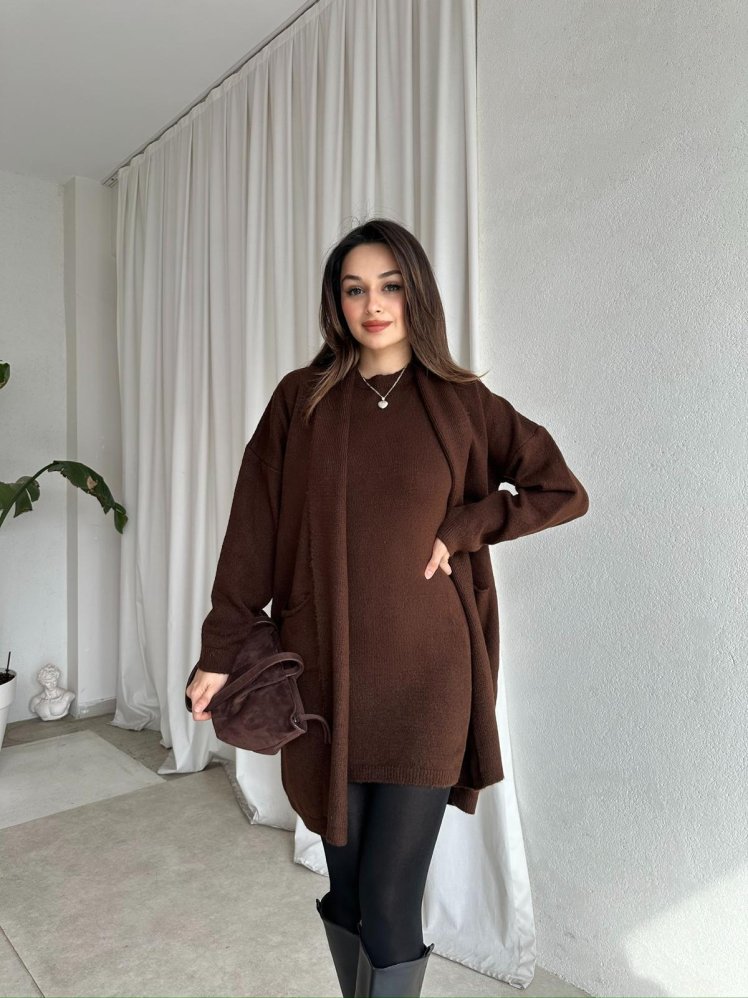  GASOL Takım 0389 - Acı Kahve - Mooi Butik